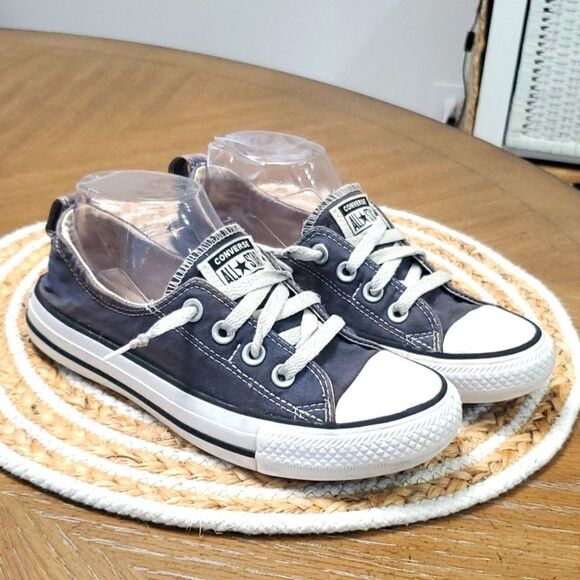 Converse Chuck Taylor Women’s,  All Star Grey Canvas, Low Rise, Size 7 - Picture 1 of 9